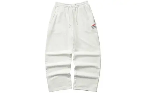 Skechers Colorful Knitted Sweatpants Unisex Light Heather Gray