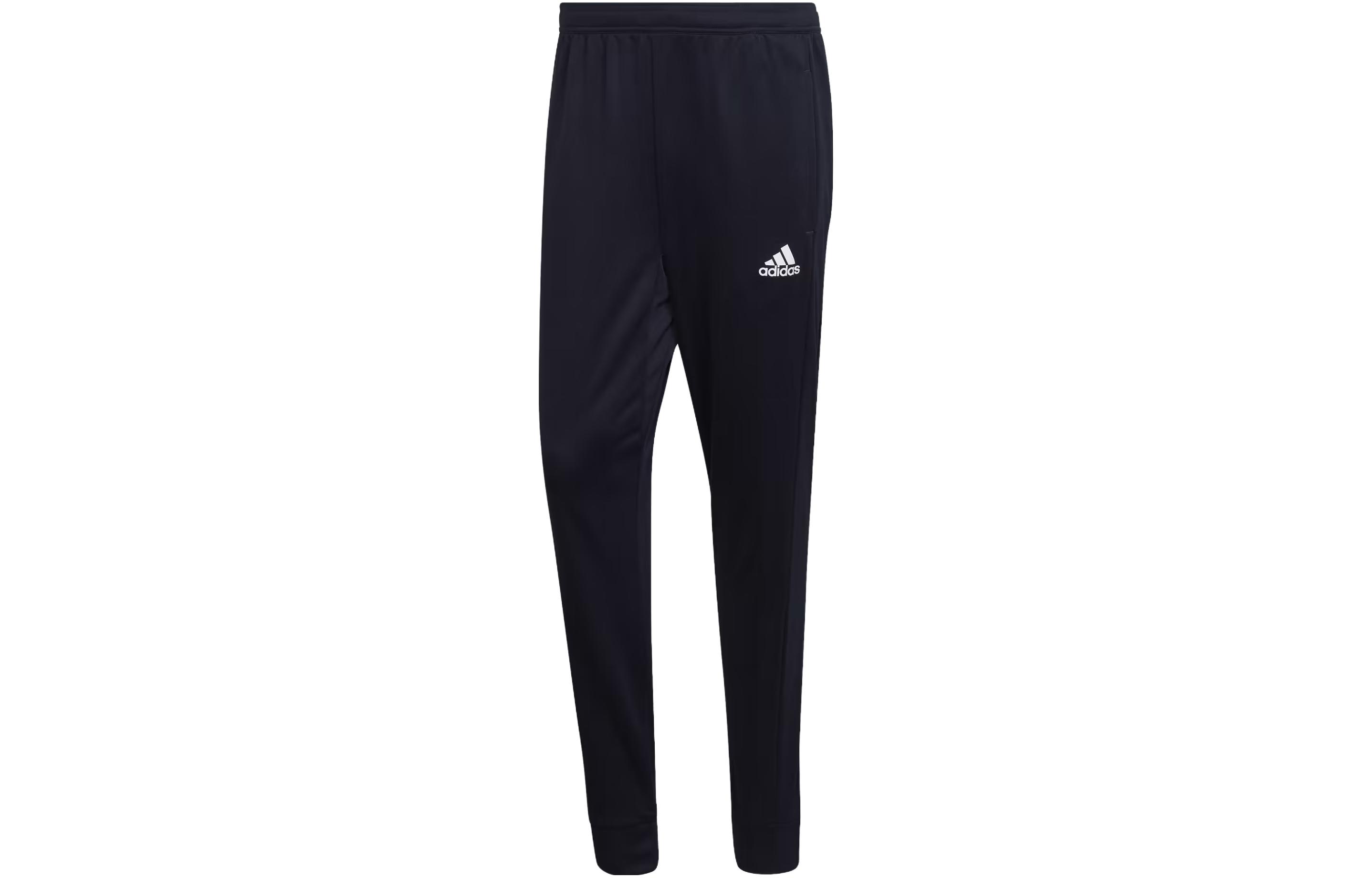 Adidas AEROREADY Designed 2 Move Sport Joggers Knitted Sweatpants Men's Ink Blue