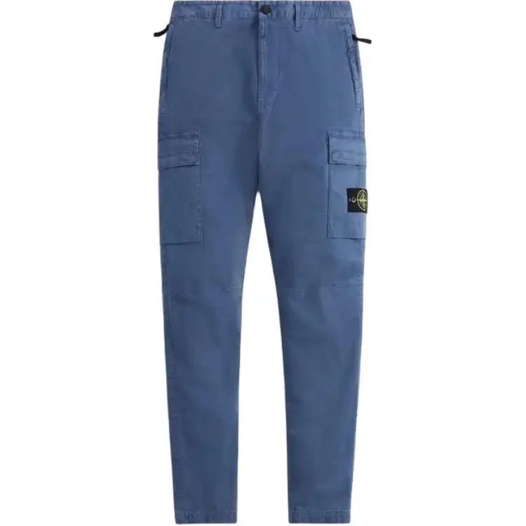 STONE ISLAND Cargo Pants Men's Blue