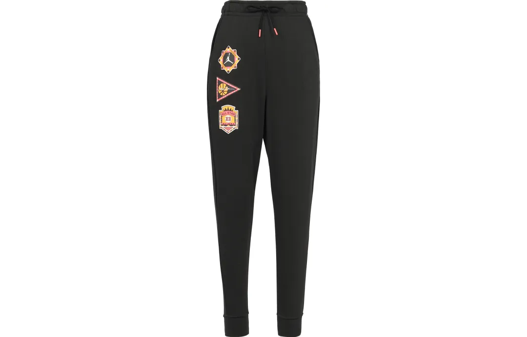 Jordan Knitted Sweatpants Men's Gray Black