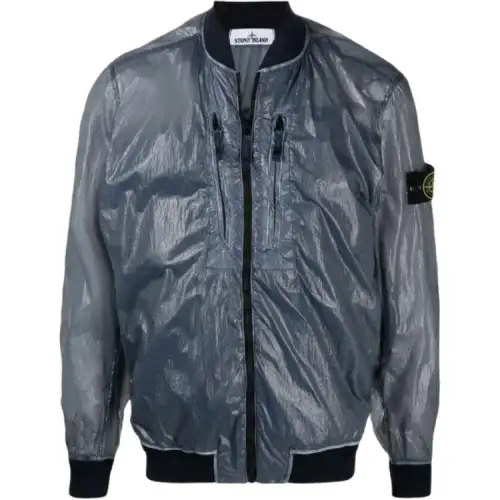STONE ISLAND Jackets & Coats Men's Blue
