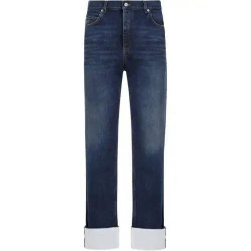 LOEWE FW23 Jeans Men's Dark Blue