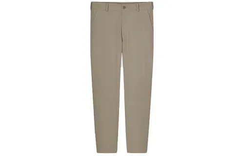 UNIQLO Solid Color Casual Pants Men's Khaki