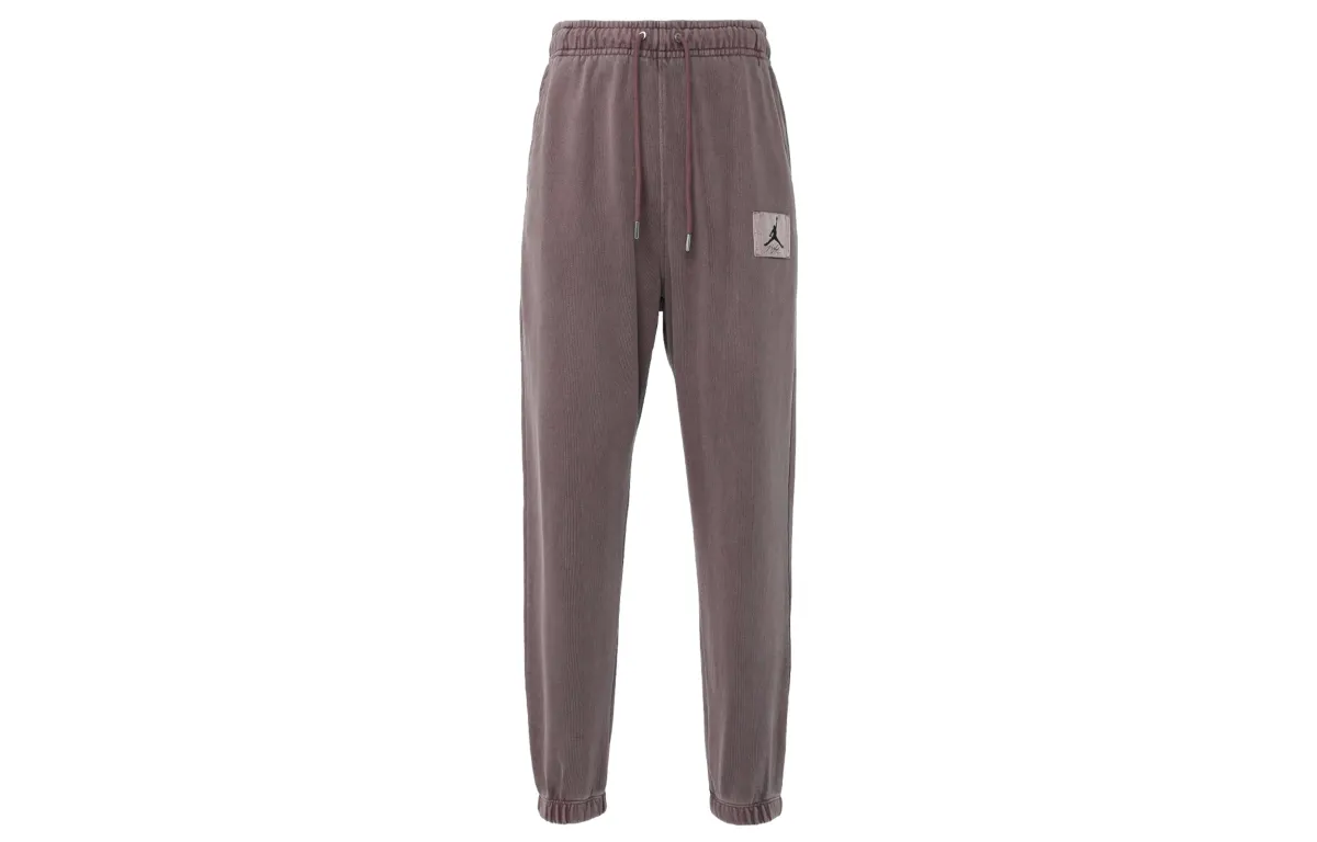 Jordan Essentials Knitted Sweatpants Men's Orange Red