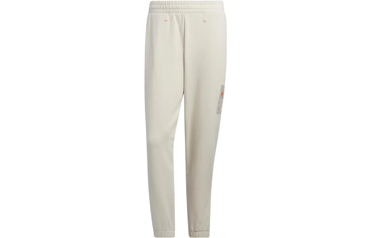 Adidas CNY Knitted Sweatpants Men's Clear Brown Moderate Cuffed Pants