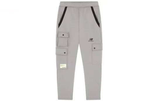 New Balance New Balance CNY Collection Casual Pants Men's Gray Moderate Cuffed Pants