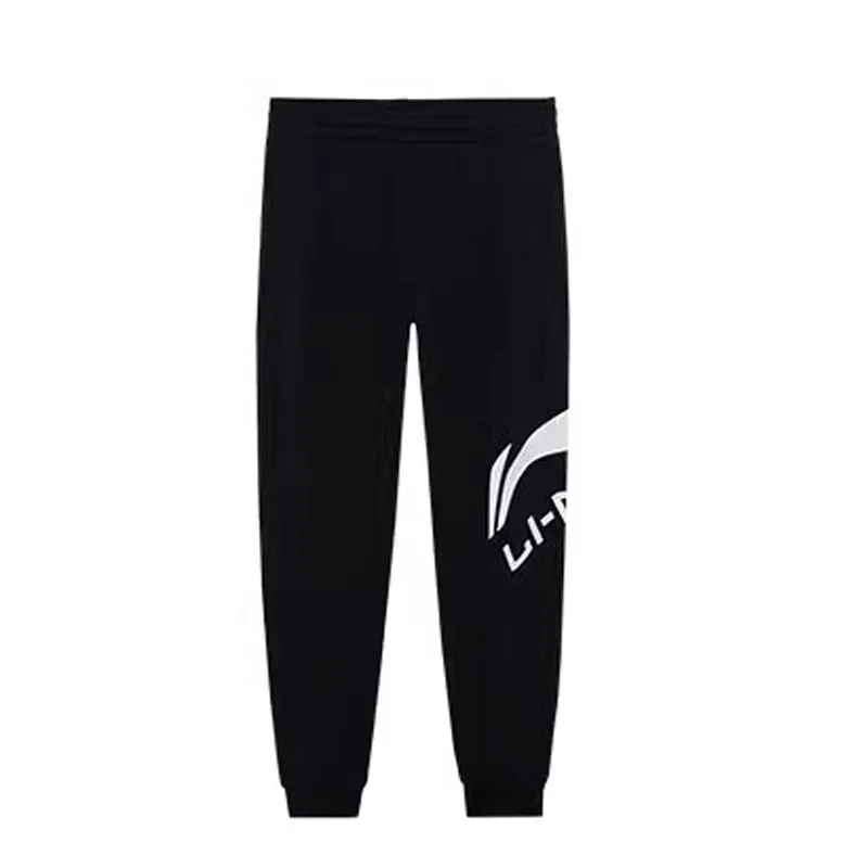 Li Ning Sports Fashion Collection Knitted Sweatpants Men's Black