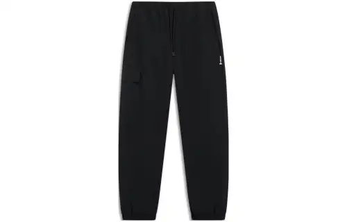 Li Ning Badfive Knitted Sweatpants Men's Black
