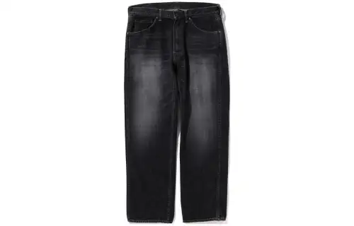 A BATHING APE Jeans Men's Moderate Straight Fit Pants