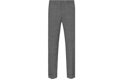 DIOR Quarterly New Products Casual Pants Men's Gray Moderate Straight Fit Pants