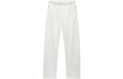 Adidas Originals Knitted Sweatpants Unisex White Moderate Straight Fit Pants