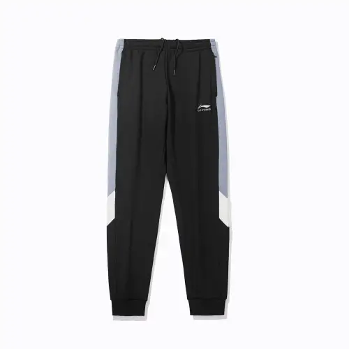 Li Ning Knitted Sweatpants Men's Black Blue