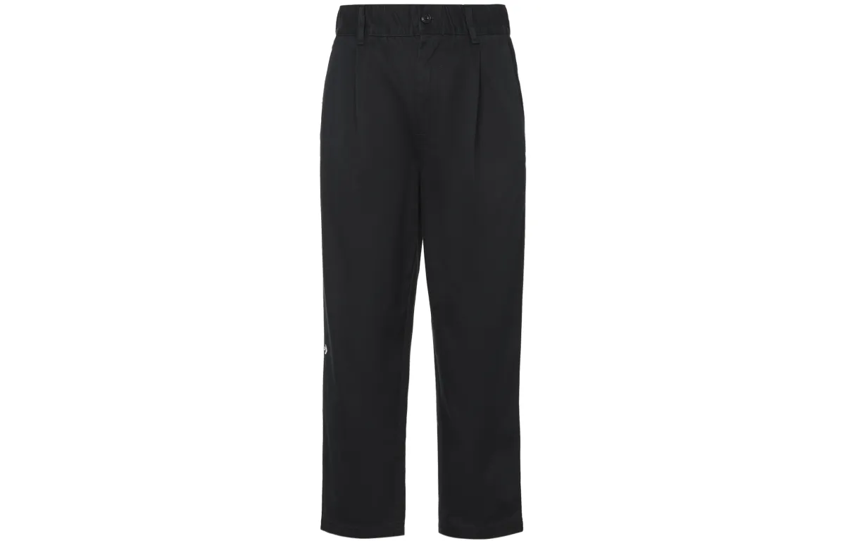 Converse TOOGOOD Casual Pants Men's Black Moderate Straight Fit Pants