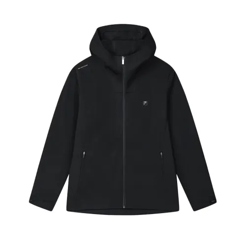 FILA WHITE SS25 Jackets & Coats Men's Jet Black