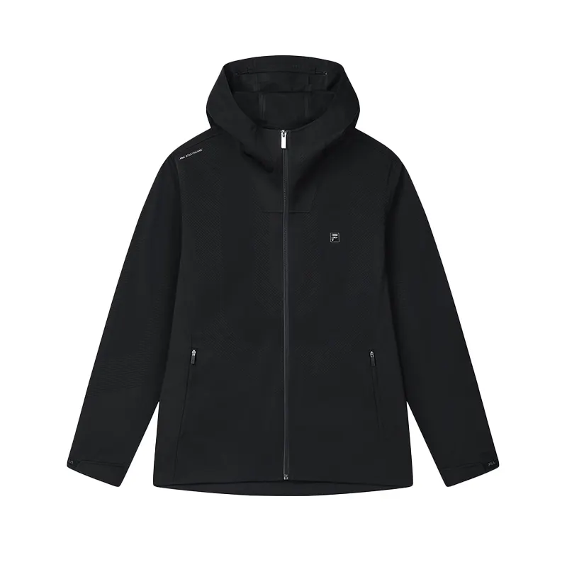 FILA WHITE SS25 Jackets & Coats Men's Jet Black