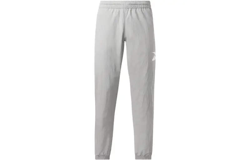 Reebok Knitted Sweatpants Unisex Gray Moderate Cuffed Pants