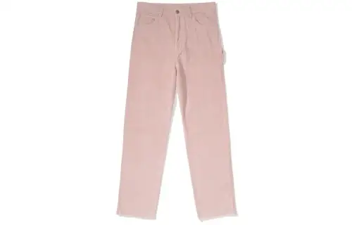 Drew house Smiley Collection Casual Pants Unisex Lotus Color Moderate Straight Fit Pants