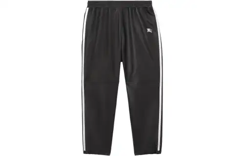 Supreme X Burberry Contrast Stripe Lambskin Jogging Pants Burberry Exclusive