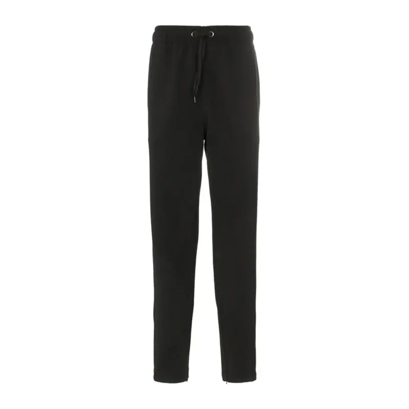 Burberry Knitted Sweatpants Men's Black Moderate Cuffed Pants