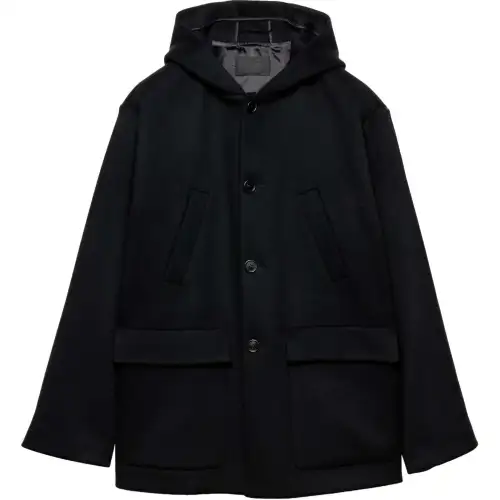 Prada cashmere hooded jacket