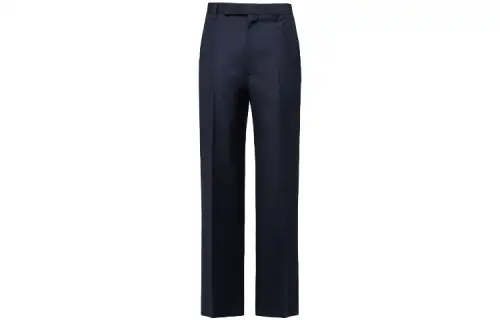 PRADA Casual Pants Men's Navy Blue Moderate Straight Fit Pants