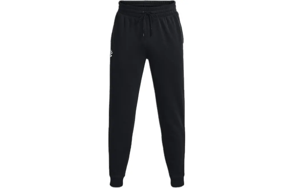 Under Armour Knitted Sweatpants Men's Black Moderate Cuffed Pants