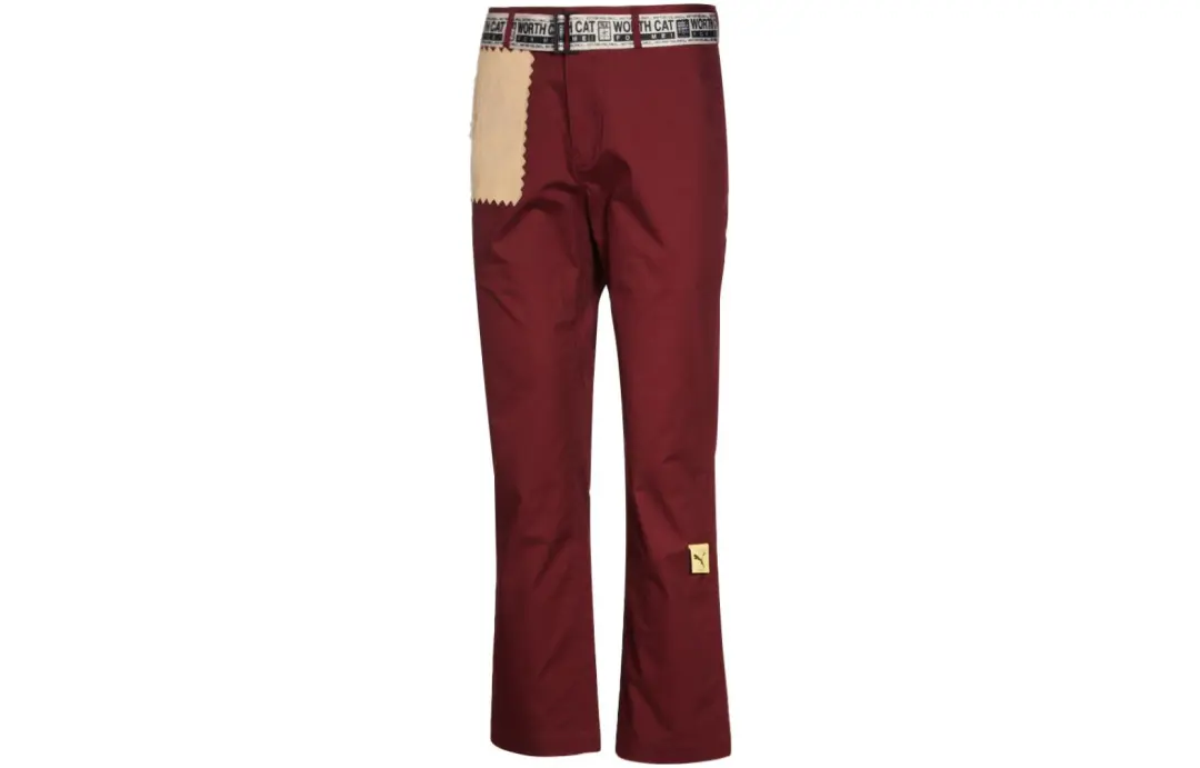 PUMA MICHAEL LAU Knitted Sweatpants Unisex Wine