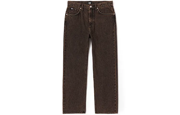 Lee Xline Jeans Men's Brown Moderate Straight Fit Pants