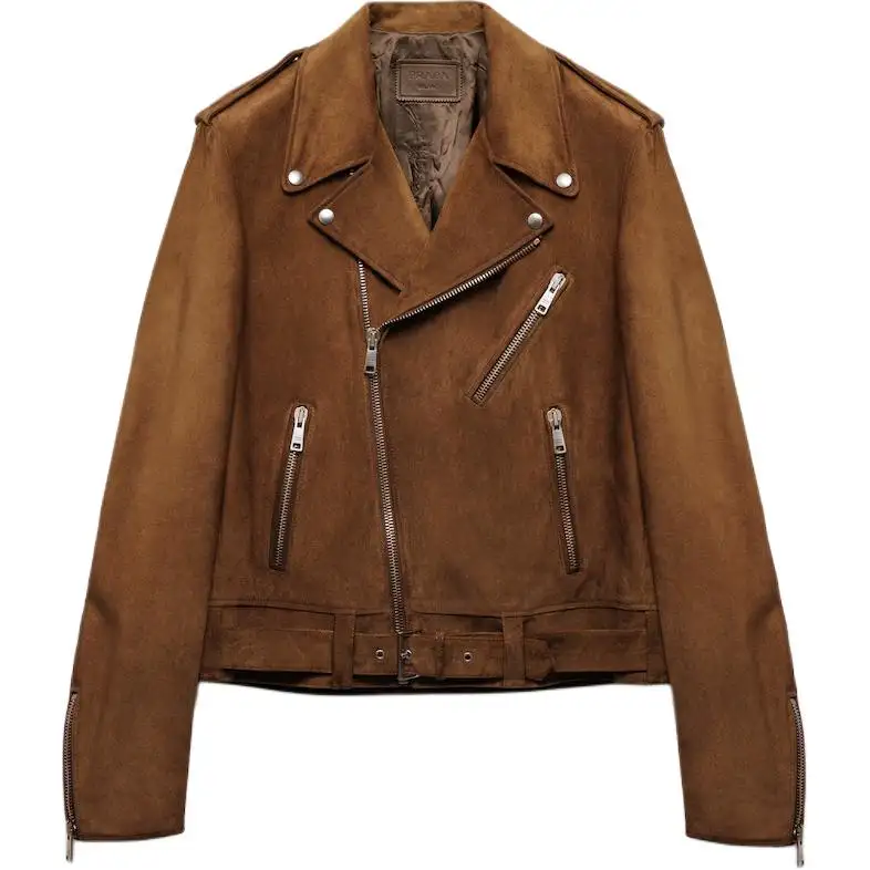 PRADA SS25 Jackets & Coats Regular Fit Men's Brown