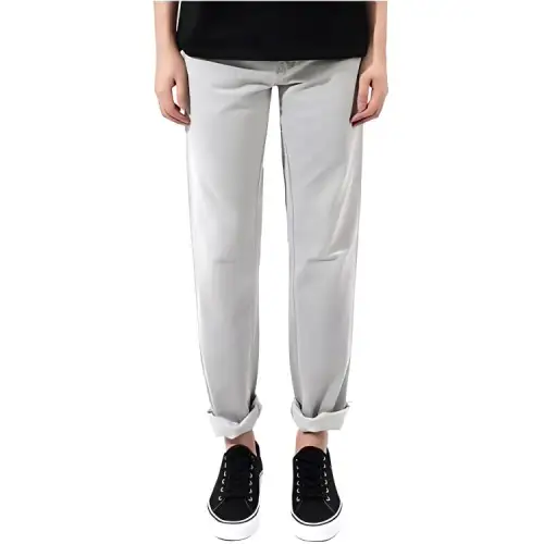 GUCCI Jeans Men's Light Gray Moderate Straight Fit Pants