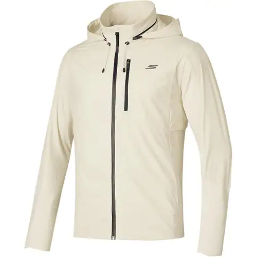 Skechers Sports Life Collection Jacket Men's Ivory White