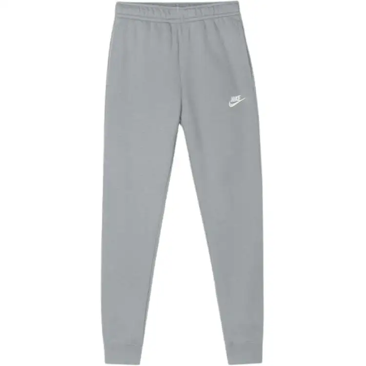 Nike Knitted Sweatpants Men's Gray Moderate Cuffed Pants