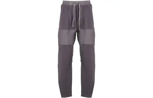 STONE ISLAND Knitted Sweatpants Men's Gray Moderate Straight Fit Pants