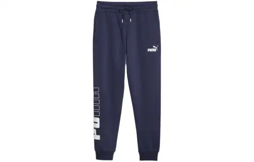 PUMA Knitted Sweatpants Men's Blue