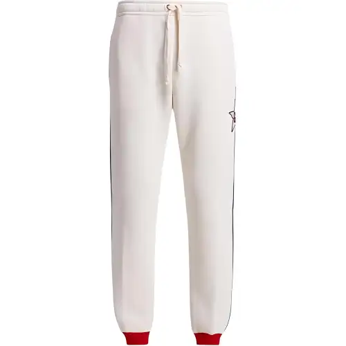 GUCCI SS23 Knitted Sweatpants Men's Ecru