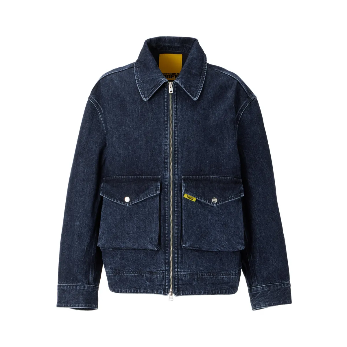 Onitsuka Tiger DENIVITA DENIM JACKET Men's Navy Blue