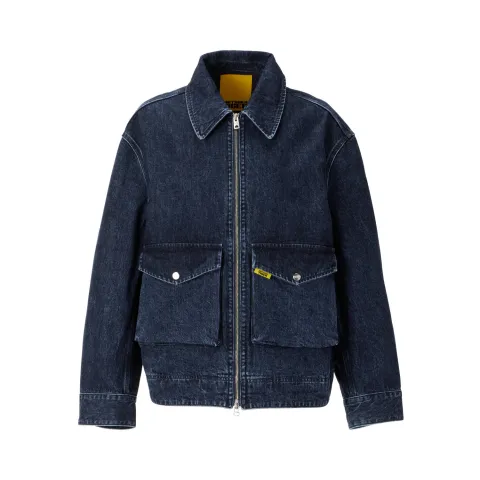 Onitsuka Tiger DENIVITA DENIM JACKET Men's Navy Blue