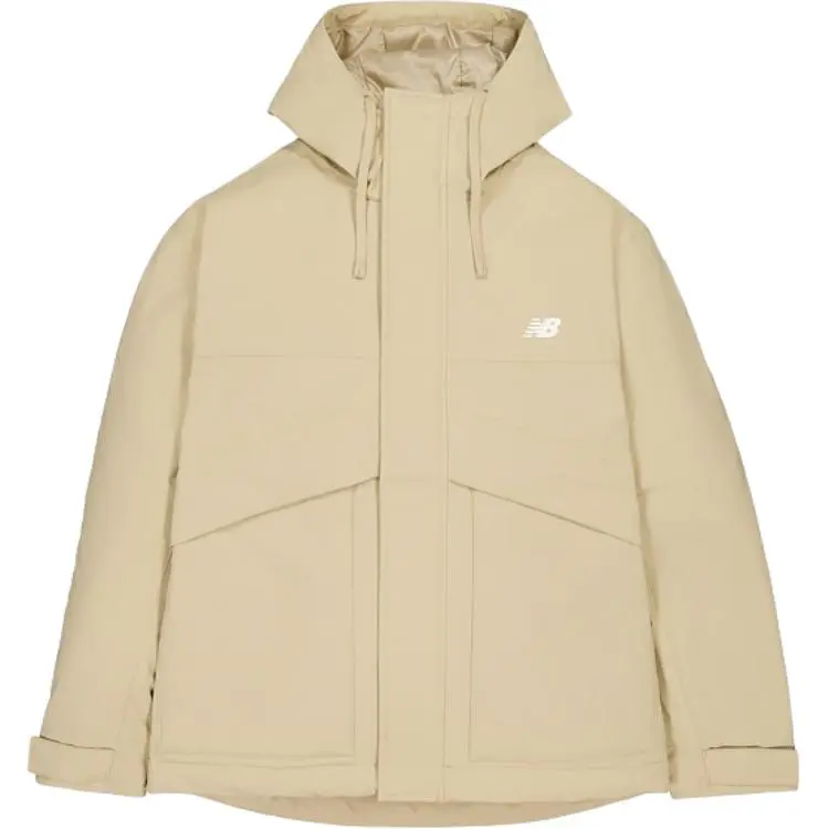 New Balance Jackets Men's Apricot Hooded Moderate Other