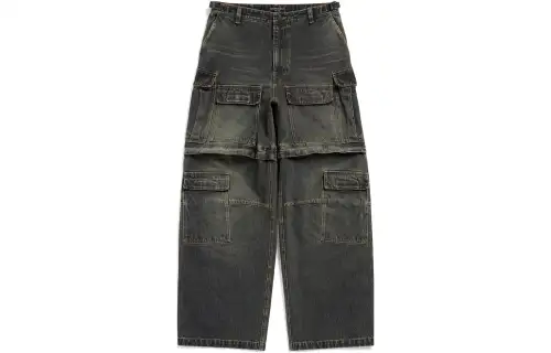Balenciaga SS24 Jeans Loose Fit Unisex Black
