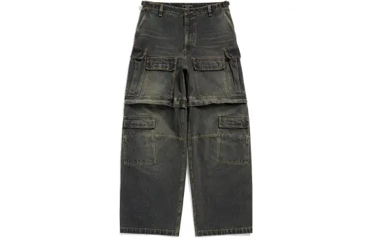 Balenciaga SS24 Jeans Loose Fit Unisex Black