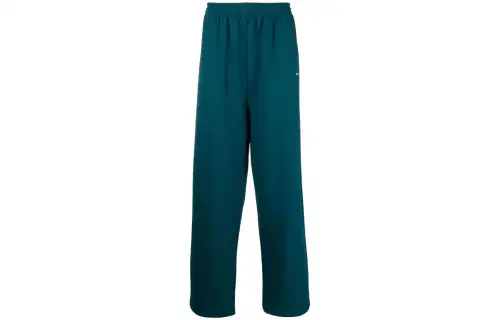 Balenciaga SS22 Casual Pants Loose Fit Men's Peacock Green