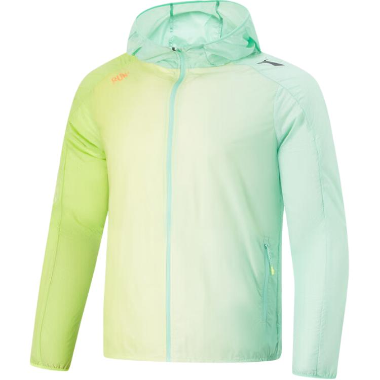 Li Ning, retroreflective sports cool fluorescence trench coat, sun protection, slim fit