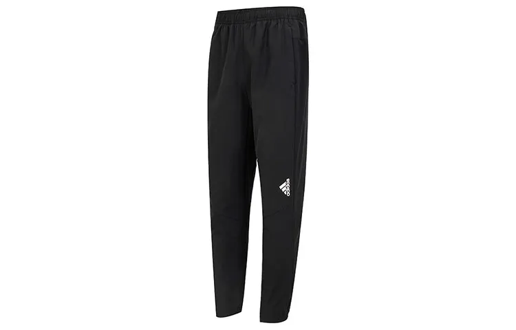 Adidas Knitted Sweatpants Men's Black Moderate Tapered Pants