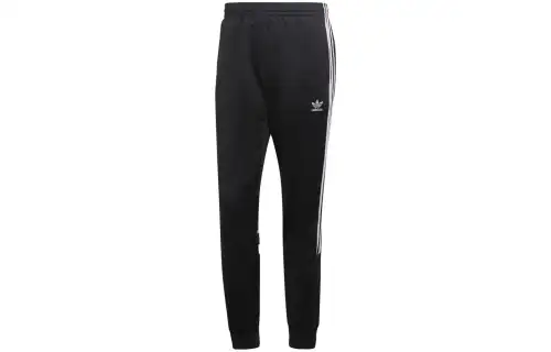 Adidas Originals Knitted Sweatpants Japan Version Men's Black
