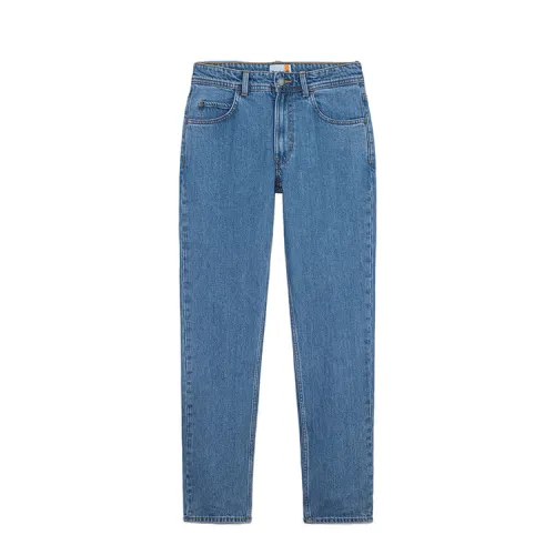 Timberland Jeans Men's Blue Moderate Straight Fit Pants