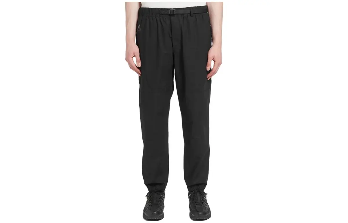Nike ACG Knitted Sweatpants Men's Black Moderate Straight Fit Pants