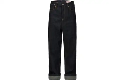 EVISU Jeans Men's Black Moderate Wide Leg Pants