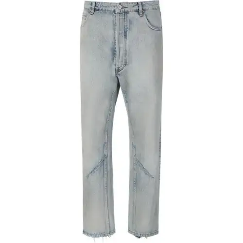 Balenciaga FW23 Jeans Regular Fit Men's Blue