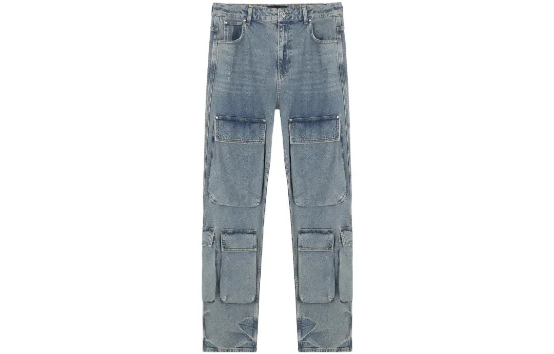 REPRESENT Jeans Men's Blue Moderate Cargo Pants