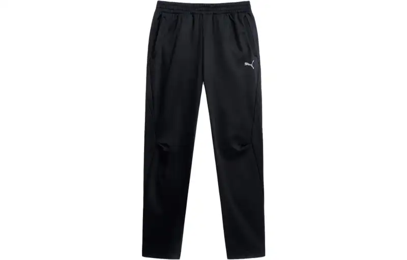 PUMA Knitted Sweatpants Men's Black Moderate Other